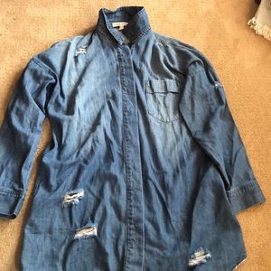 Long jean jacket/dress